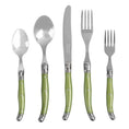 Load image into Gallery viewer, 20-Piece Stainless-Steel Laguiole Flatware Set, Spring Green