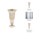 Load image into Gallery viewer, Decorative Vase - Silver Metal Glass with Acrylic Base, 15in