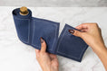 Load image into Gallery viewer, Cotton Cocktail Napkin Roll: Midnight City (Navy)