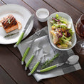 Load image into Gallery viewer, 20-Piece Stainless-Steel Laguiole Flatware Set, Spring Green
