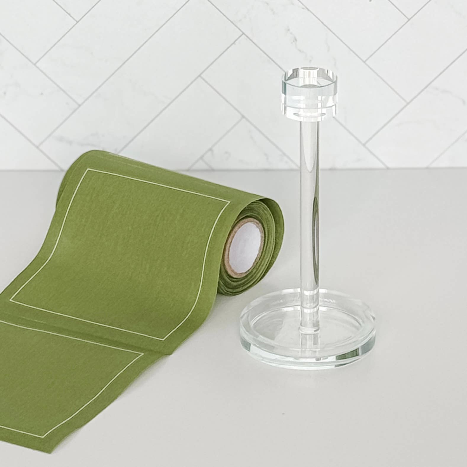 Exclusive Cocktail Napkin Stand in Glass