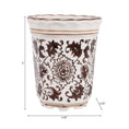Load image into Gallery viewer, Scented Candle - Jasmine Brown and White Ceramic, 7 Oz

