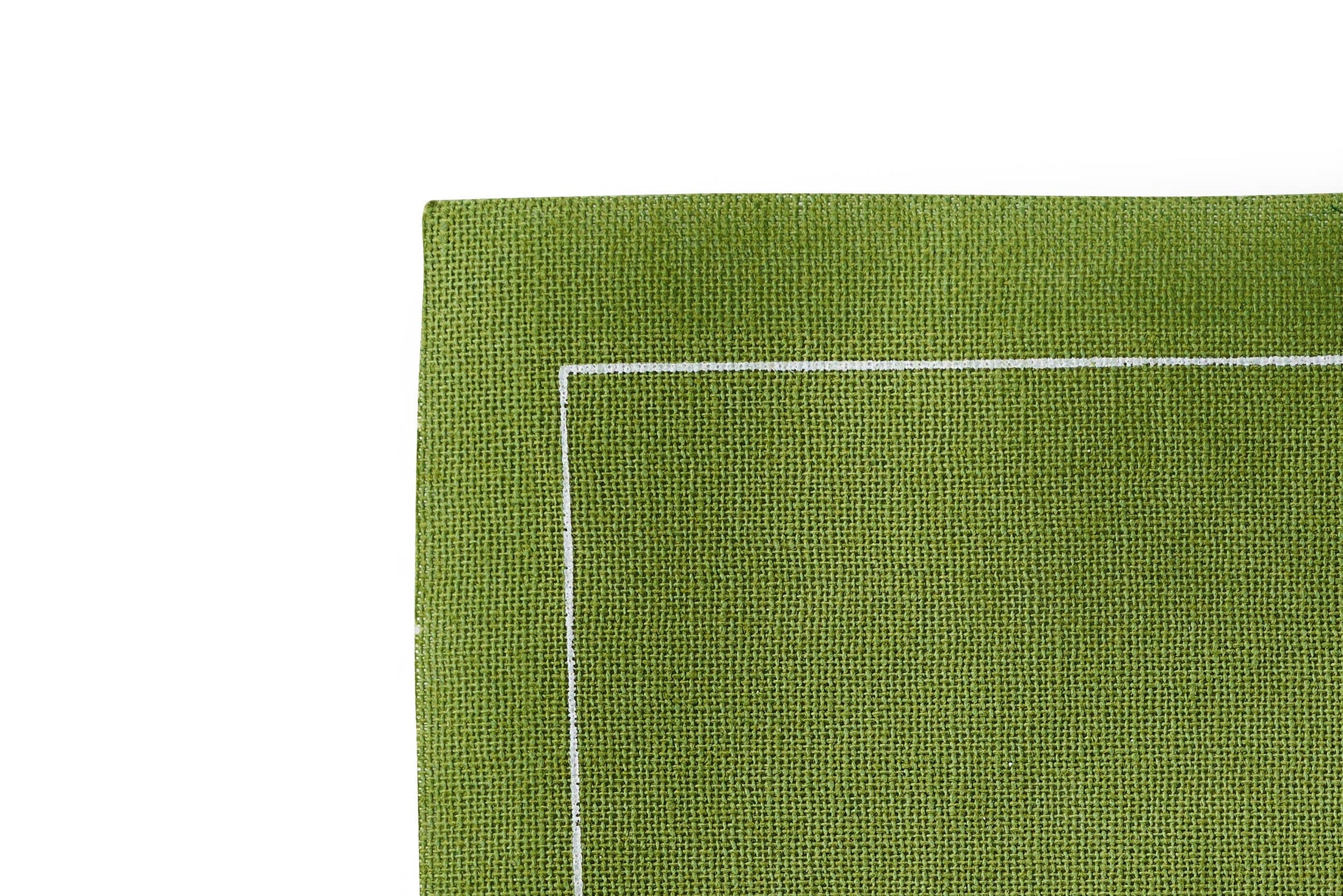 Cotton Cocktail Napkin Roll: Olive (Warm Green)