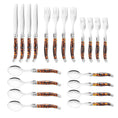 Load image into Gallery viewer, Laguiole Connoisseur 20pc 18/10 SS Tortoise Flatware Set
