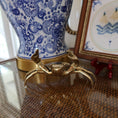 Load image into Gallery viewer, Brass Crab Sculpture Decor
