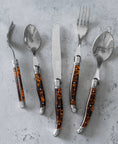 Load image into Gallery viewer, Laguiole Connoisseur 20pc 18/10 SS Tortoise Flatware Set
