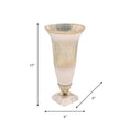 Load image into Gallery viewer, Decorative Vase - Silver Metal Glass with Acrylic Base, 15in
