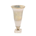 Load image into Gallery viewer, Decorative Vase - Silver Metal Glass with Acrylic Base, 15in
