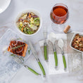 Load image into Gallery viewer, 20-Piece Stainless-Steel Laguiole Flatware Set, Spring Green

